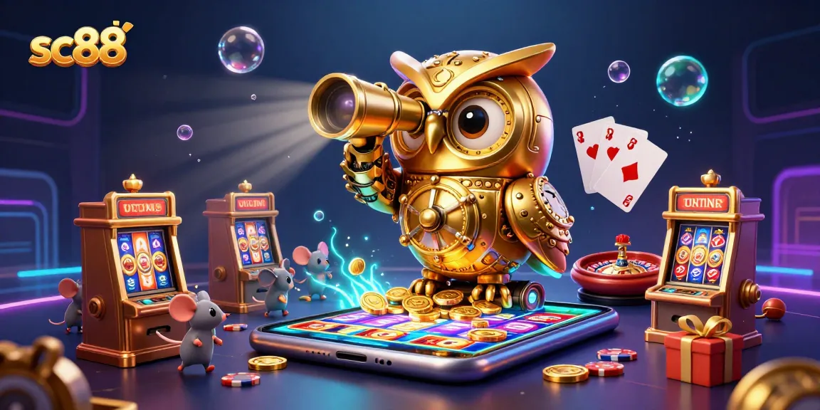 Experience thrilling gaming action with sc88, featuring a vibrant casino scene with captivating characters and gameplay.