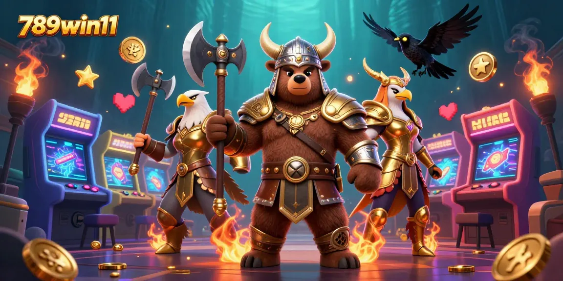 Engage with thrilling 789win11 gaming action featuring dynamic characters in a colorful casino setting.