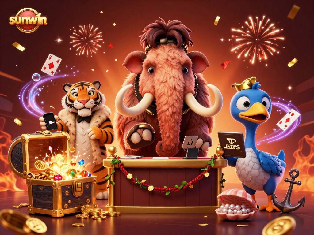 Experience the vibrant thrill of sunwin's casino scene with dynamic characters and riches.