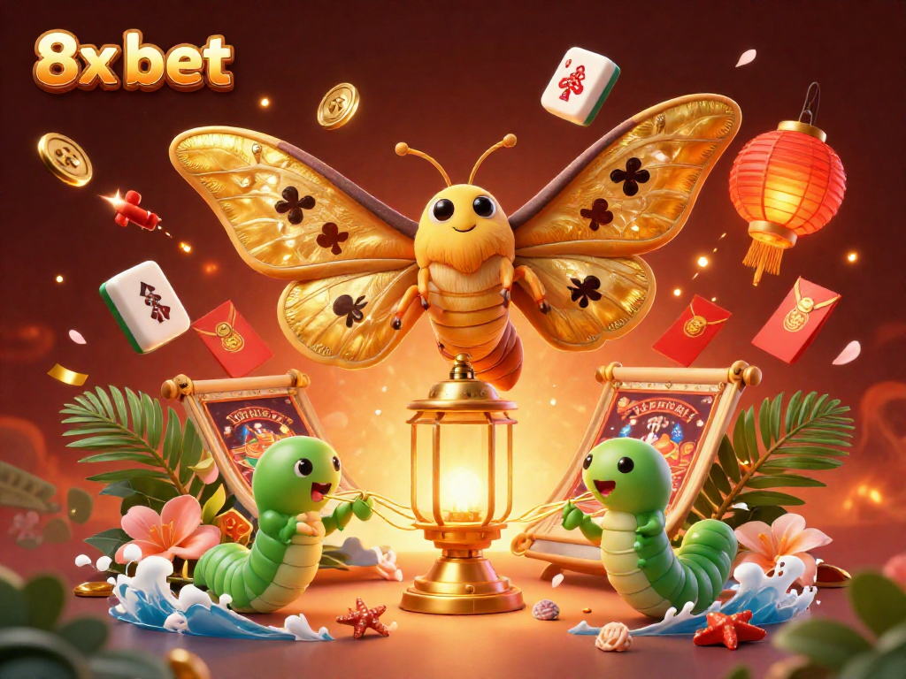 Engage with interactive moments at 8x bet, showcasing vibrant casino elements and characters.
