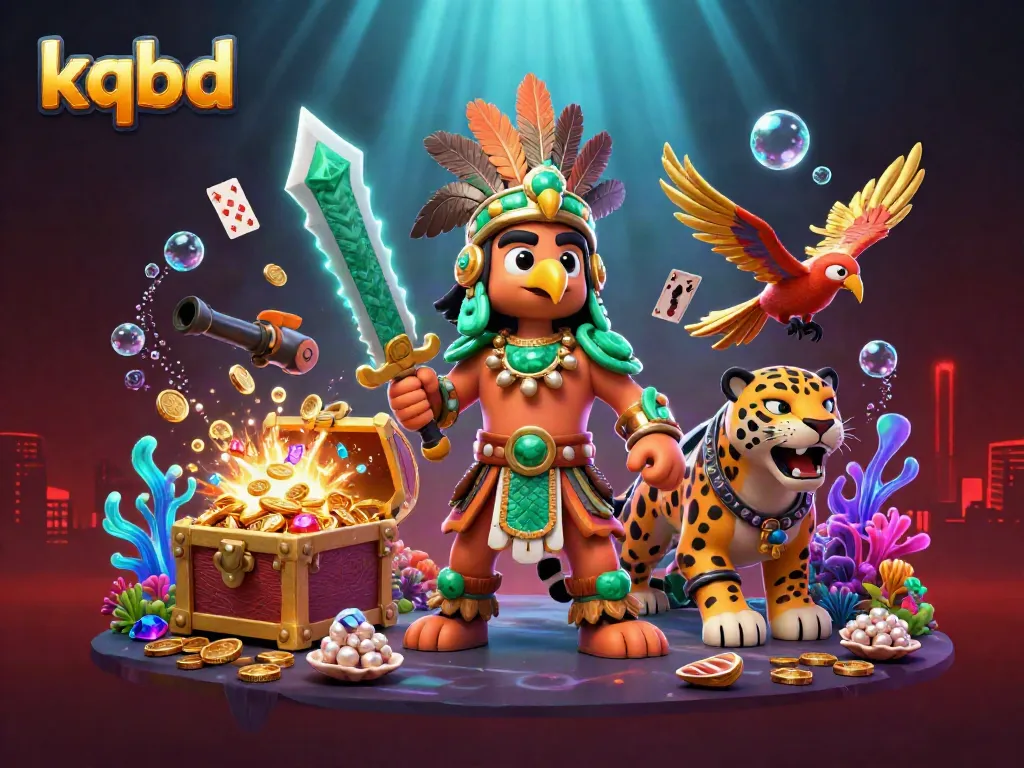Experience kqbd live football scores with Aztec warriors in a vibrant 3D scene full of excitement.