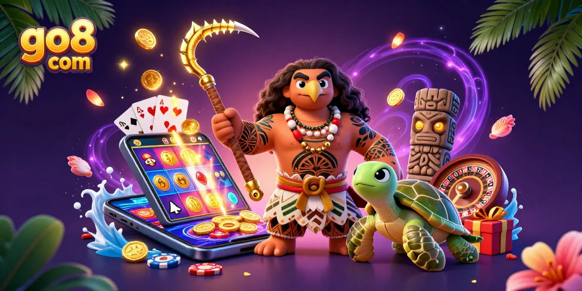 Engage with thrilling experiences at go8 com as the demigod hawk wields fortune in a vibrant casino.
