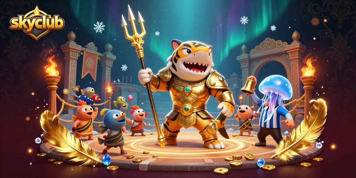 Engage in thrilling underwater battles with skyclub as the shark champion dominates the casino realm.