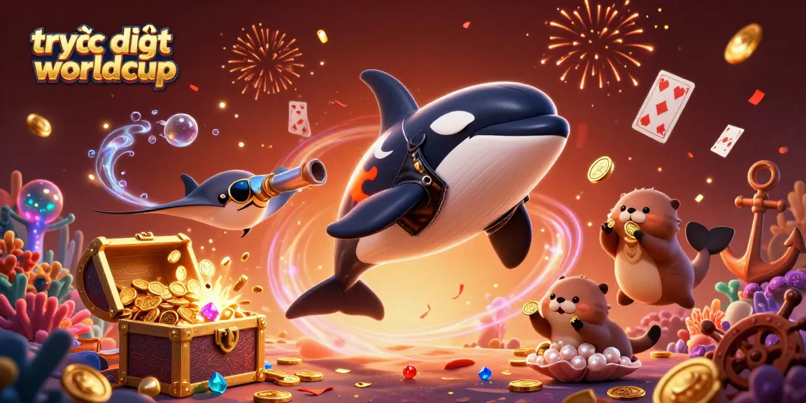 Experience the thrill of trực tiếp worldcup with vibrant 3D characters and gaming elements in action.