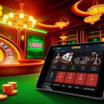 Winning at U888's vibrant online casino with colorful chips and a roulette wheel.